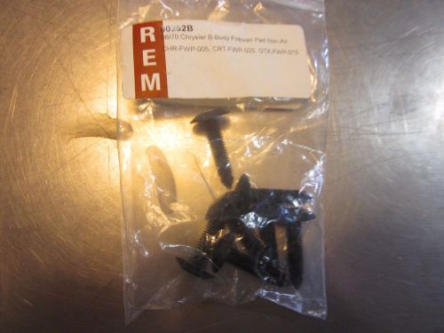 66/70 chrysler b-body firewall pad non-air insulation fastener