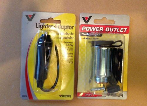 Lot dc lightet outlet and lighter adapter (replacement male plug) by victor