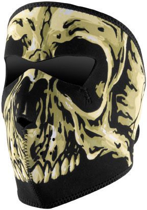 Zan headgear full face neoprene mask  skull