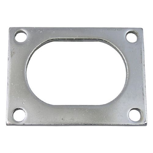 Qtp replacement qtec oval exhaust flange, stainless steel