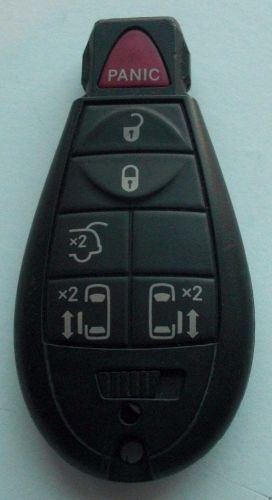 Oem chrysler fobik / 6 button keyless entry remote / fcc id: iyz-c01c