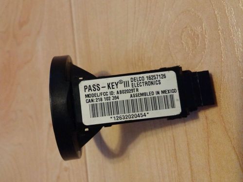 Pass key 3 theft deterrent module 16257126