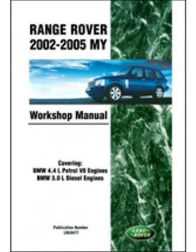 Range rover 2002 2003 2004 2005 land rover workshop repair service manual &#034;new&#034;