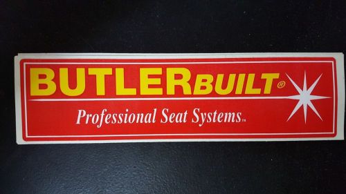 Butlerbuilt professional seat system decals
