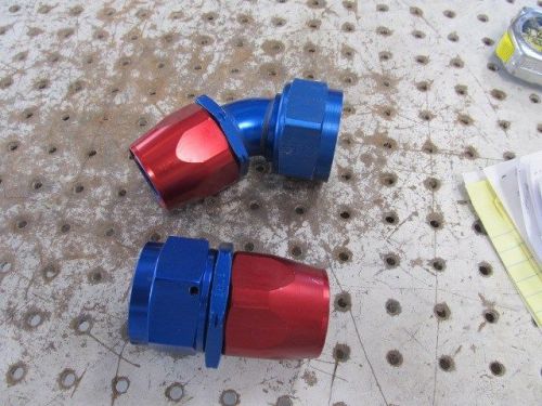 Nascar an-20 reusable fittings x 2 str / 45 new both for 1 money