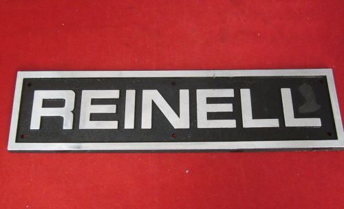 Reinell boat name plate - vintage