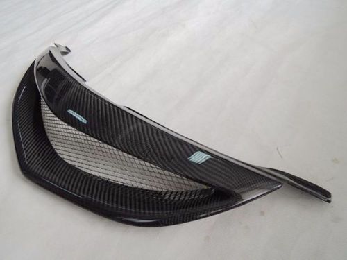Carbon fiber mazda 04-06 mazda3 m3 3 4dr sedan front mesh grill grille