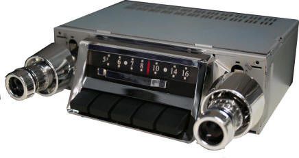 1957 chevy bel air 57 210 150 nomad radio custom autosound am/fm slidebar radio