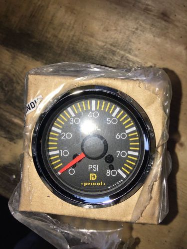 Pricol 80 psi pressure gauge new in box