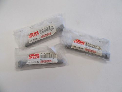 Yamaha 90101-12m03 bolt set of (3) marine boat