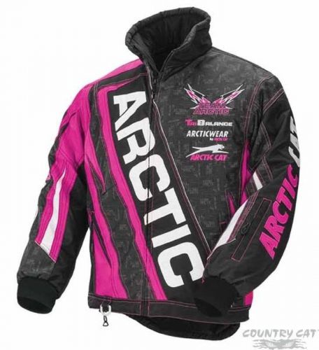 Team arctic cat jacket pink woman&#039;s medium
