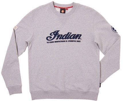 Indian motorcycle mens large grey heritage sweatshirt