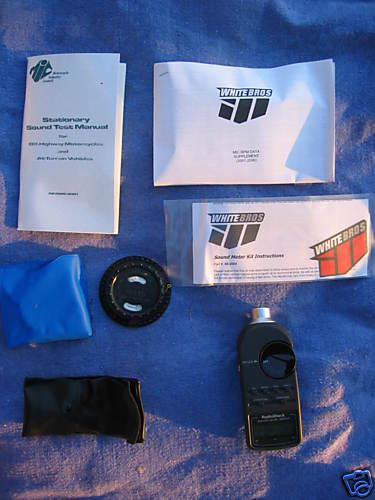 White brothers sound meter kit