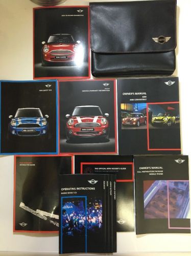 2010 mini convertible owners manual with case free same day shipping #0281