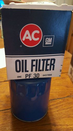Ac delco pf 30 oil filter  nos