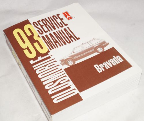 Nice! 1993 oldsmobile bravada factory service shop repair manual (36094)