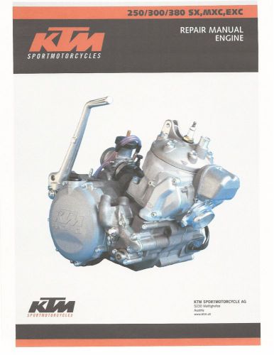 Ktm engine service manual 2000 380 sx 380 exc &amp; 380 mxc