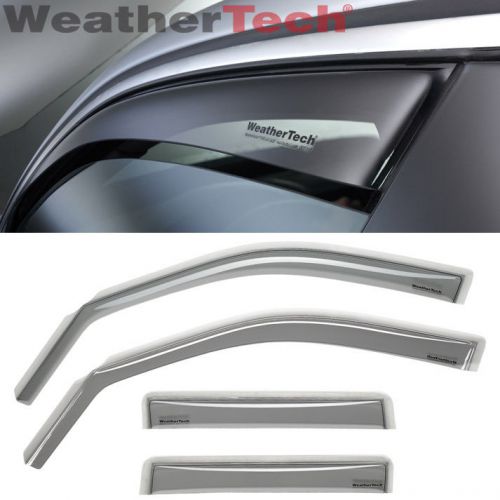 Weathertech side window deflectors for gmc sierra hd crew cab - 2007-2014- light