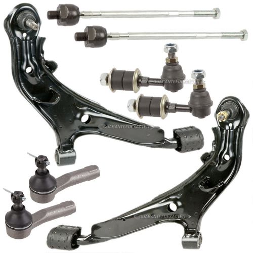 New front lower control arm inner &amp; outer tie rod end &amp; sway bar link kit