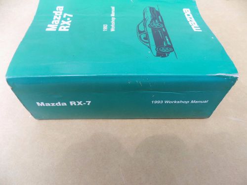 1993 mazda rx-7 rx7 workshop shop service repair manual with wiring