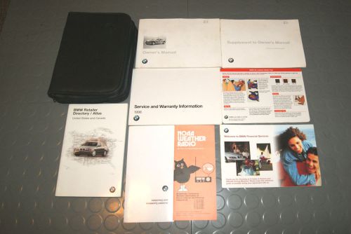 1998 bmw z3 1.9 2.8 owners manual - set