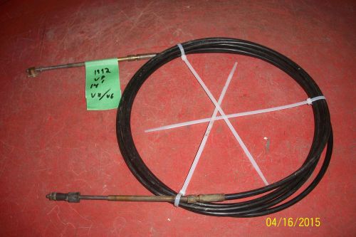 Volvo penta aq series throttle / shifter cable 14 foot  1992  v6 / v8