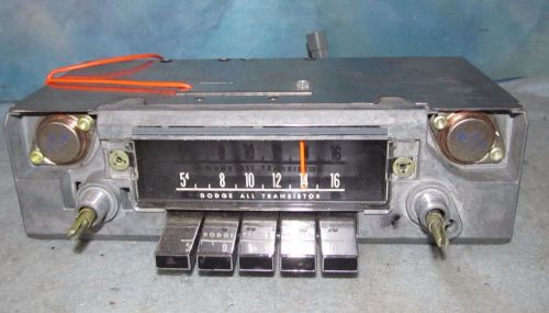Vintage dodge/mopar am radio 363s 880/polara/monaco j00347