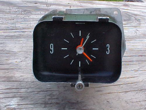 1966-1967 chevelle clock