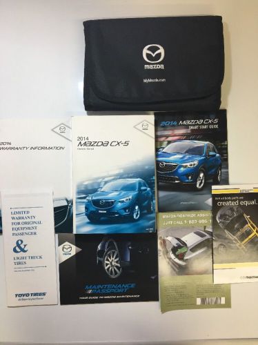 2014 mazda cx-5 owners manual set free same day priority shipping #0355