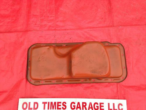 Mopar dodge dart plymouth barracuda 383 440 big block oil pan 187 a body