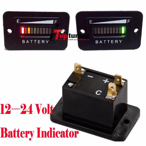 12v-24v volt battery indicator meter gauge for ezgo club car yamaha golf cart