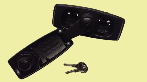73-89 m1009 cucv blazer  black manual crank handle with lock, clutch, &amp; mntg pad