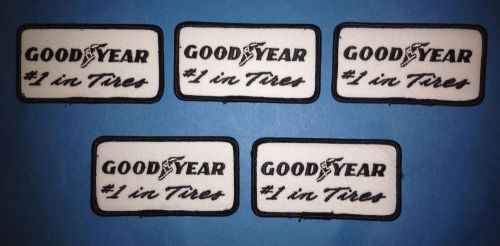 5 lot vintage1980's goodyear tires nascar sponsor racing suit jacket hat patches