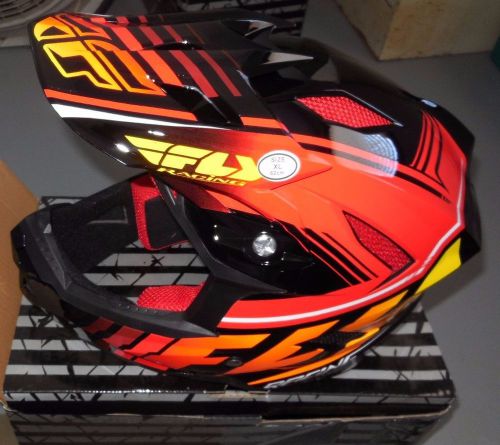 New fly racing helmet 73-9152x **jet ski or bicycle only-not dot approved!!