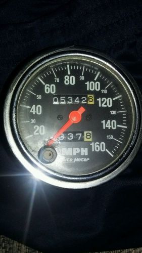 Autometer 160 mph speedometer