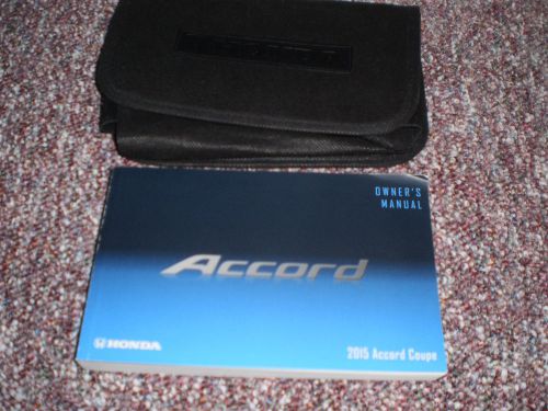2015 honda accord coupe owners manual book guide case all models