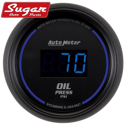 Autometer 6927 cobalt digital oil pressure gauge