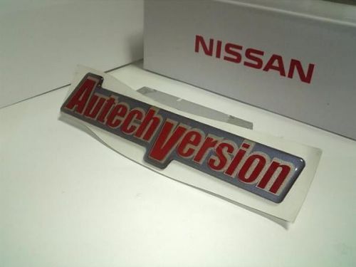 Jdm oem autech badge emblem decal nissan rogue x-trail silvia skyline from japan