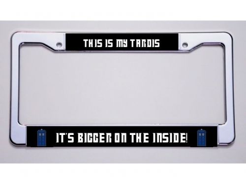 Doctor who fan?  &#034;this is my tardis/it&#039;s bigger on the inside&#034;  frame