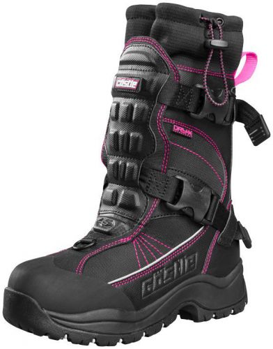 Womens size 8 castle x barrier 2 snowmobile boot ladies winter boots pink black