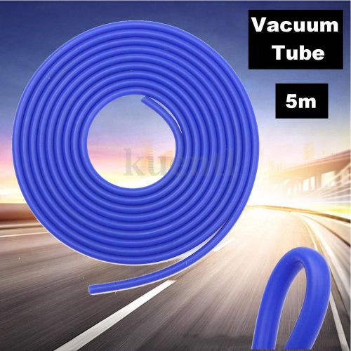 Blue 5m 9mmx4mm diameter silicone vacuum tube pipe hose silicone tubing 16.4ft