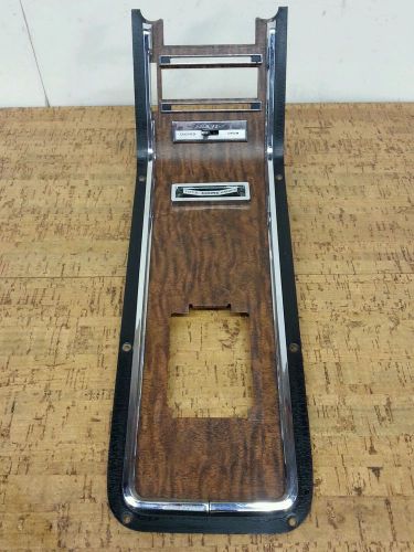 1965 66 ford thunderbird wood grain door window switch bezel square bird squash