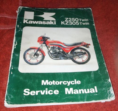 Kawasaki z250 kz305 factory manual / all years