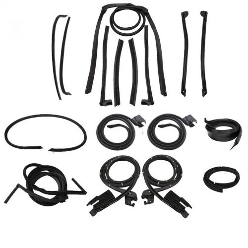 1966-1967 lincoln continental 4dr convertible body weatherstrip seal kit