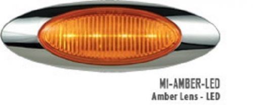 One panelite ser m-1 amber marker light metripack (packard) plug bezel 6.5 inch