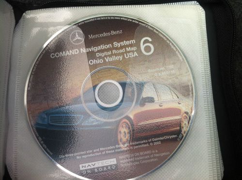 Mercedes comand navigation system map disk cd ohio valley usa oem
