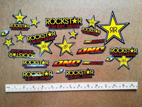 Nascar supercross motocross dirt bike rockstar energy car racing 20 stickers .