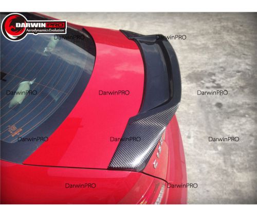 2008-2014 c class rt style carbon fiber trunk spoiler for mercedes benz 2dr w204