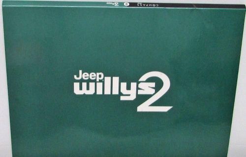 2002 jeep concept willys 2 &amp; compass auto show sales brochures original &amp; cd