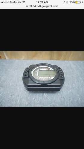 03 04 kawasaki ninja zx6r 636 gauge cluster speedometer